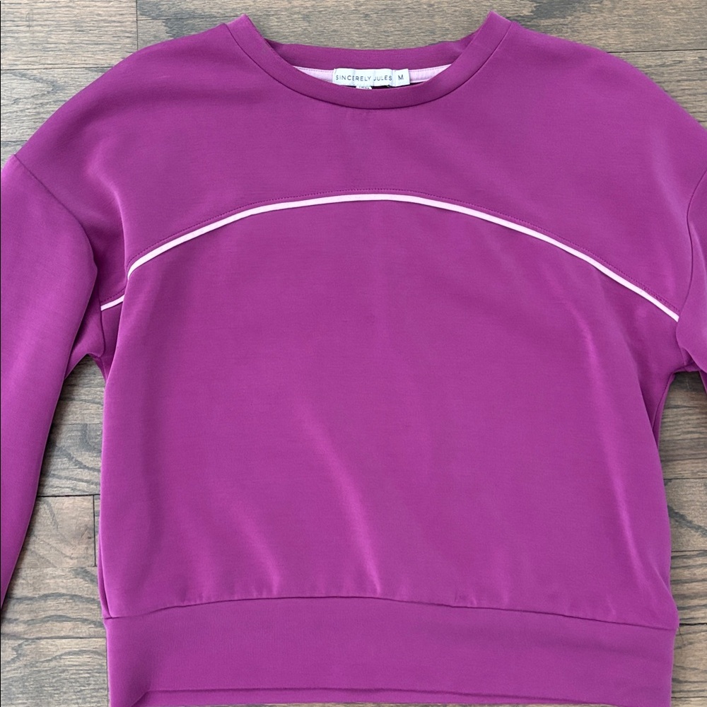 Sincerely Jules Fuchsia Sweatshirt - Picture 4 of 11